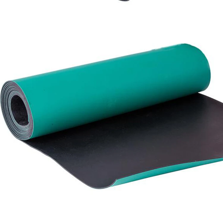 ESD Anti-Static Rubber workbench table Mats Green Color