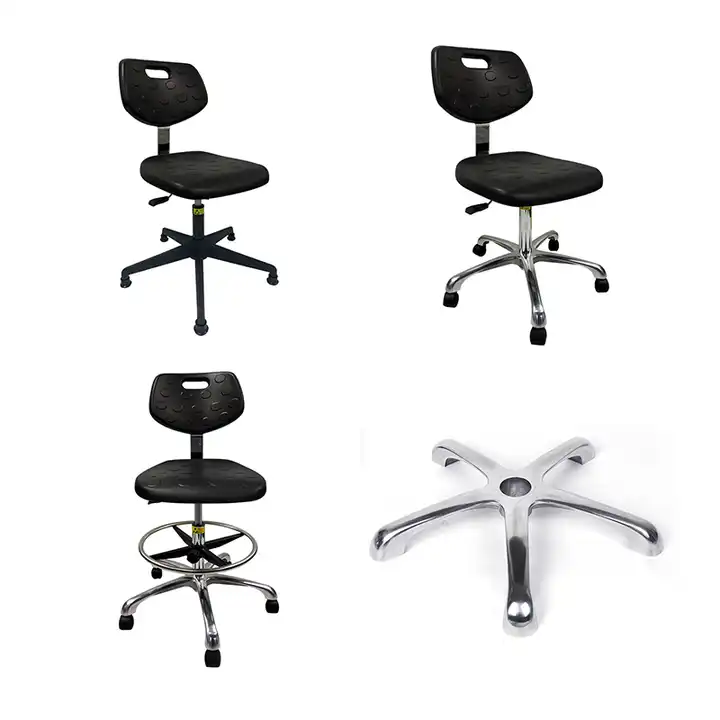 ESD Chair - PU Foam Anti-Static Chair - Back Support with Lift and Swivel Chair for Ergonomics