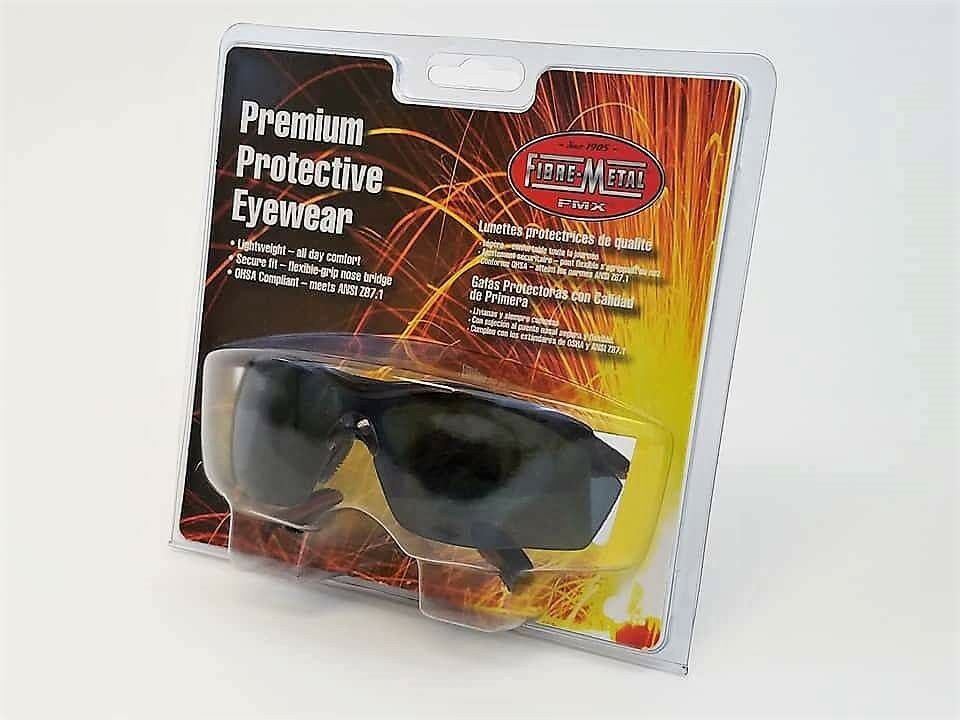 HONEYWELL Brand FIBRE-METAL FMX SAFETY GLASSES ANTI-FOG SCRATCH RESISTANT