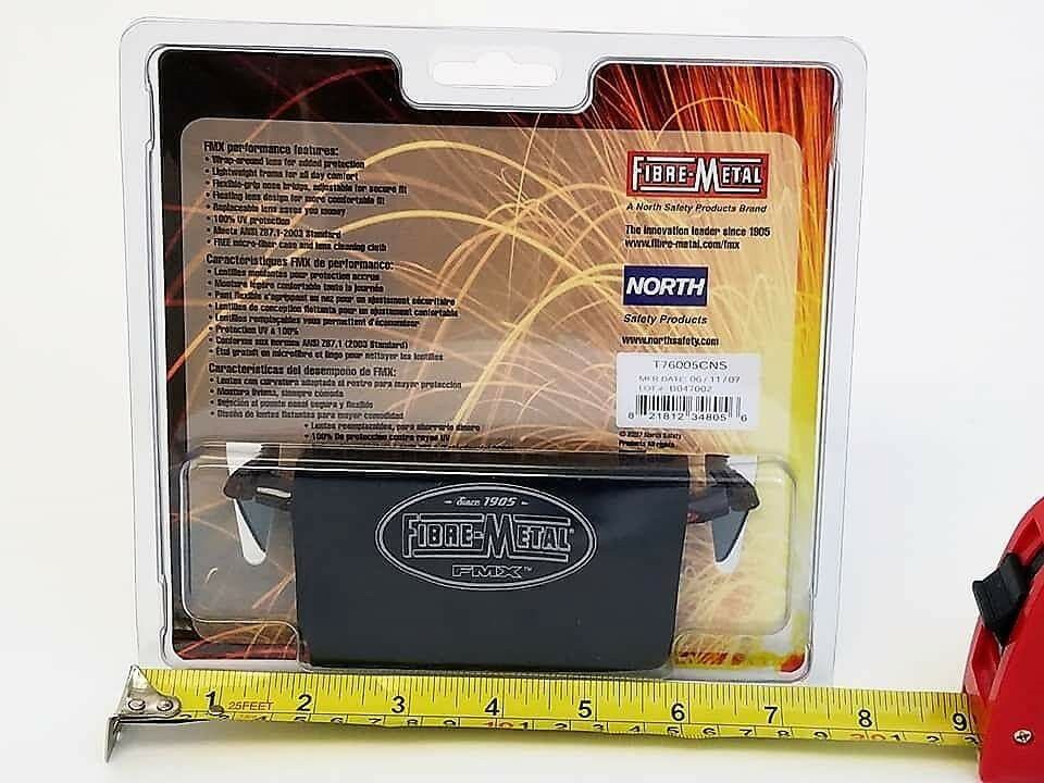 HONEYWELL Brand FIBRE-METAL FMX SAFETY GLASSES ANTI-FOG SCRATCH RESISTANT