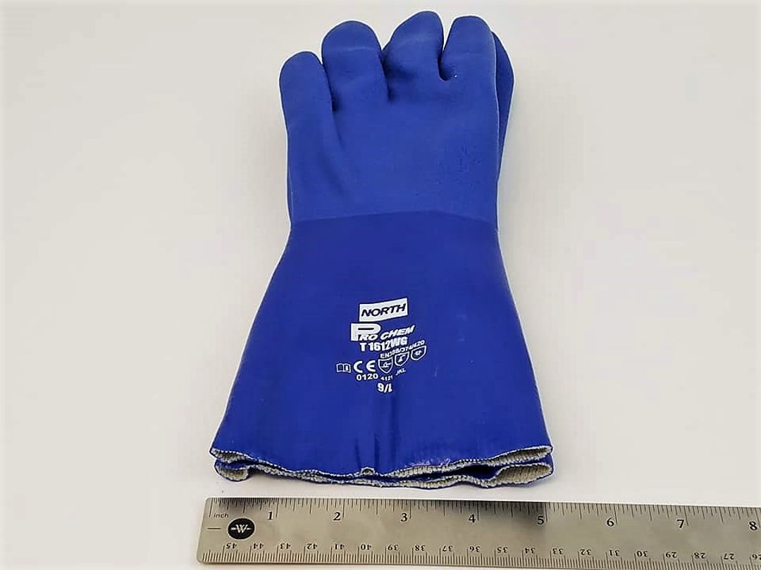 North By Honeywell ProChem Heavy Duty PVC Gloves (12 pair/package) Size L