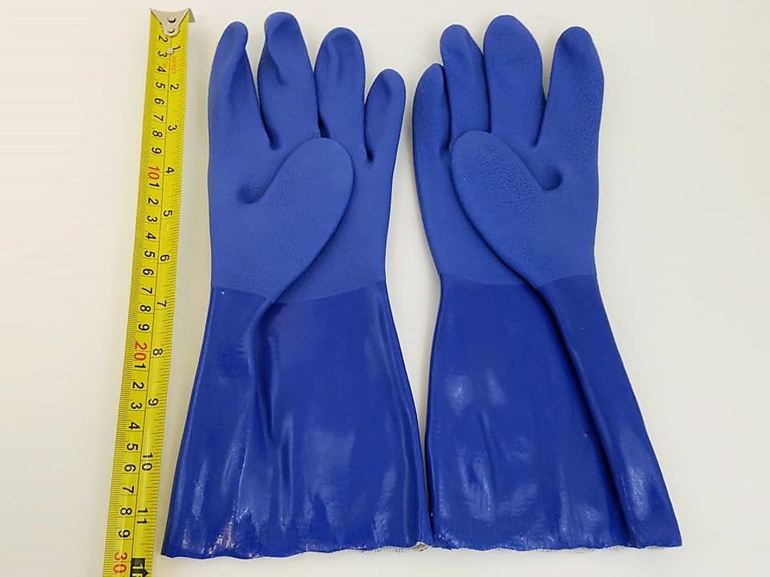 North By Honeywell ProChem Heavy Duty PVC Gloves (12 pair/package) Size L