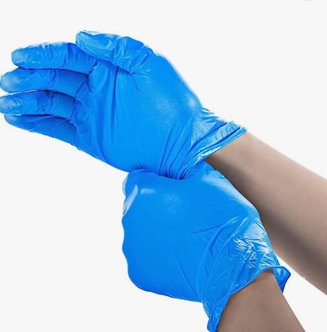 Disposable Nitrile gloves Blue color – All sizes