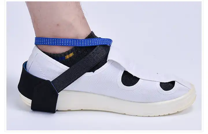 ESD Heel Strap - Reusable Safe Cleanroom Heel Grounder Strap