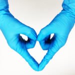 Disposable Nitrile gloves Blue color – All sizes