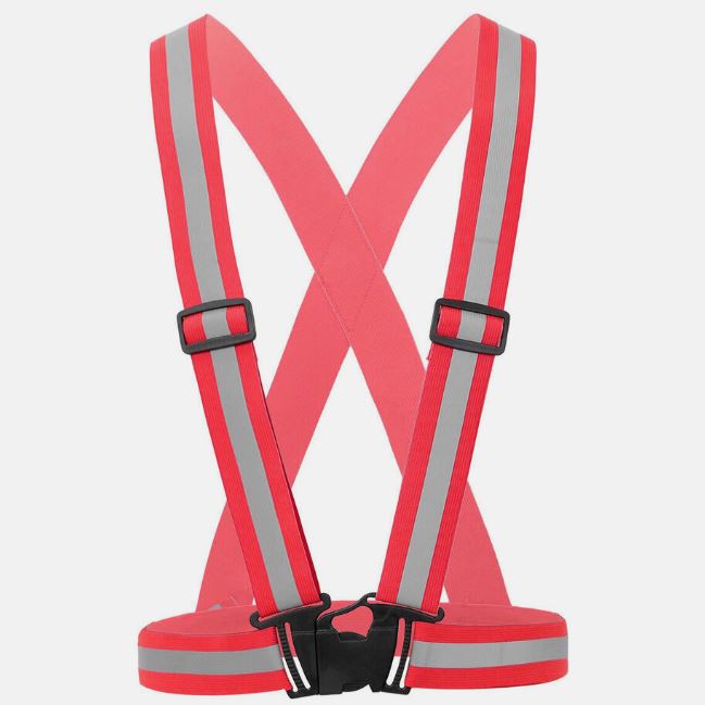 Adjustable Safety Reflective Vest Belt Stripe Strap Night Running Jogging Biking