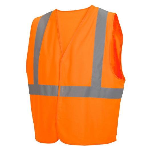 Pyramex Safety Vest Orange Type R Class 2 W/Velcro , Size S/M/L/XL/XXL (Economic Version)