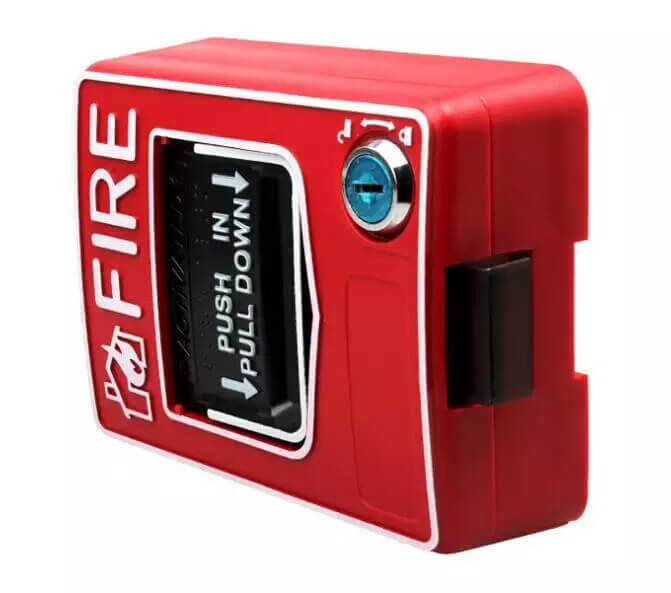 Fire alarm push button