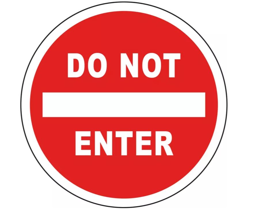 do-not-enter-sign