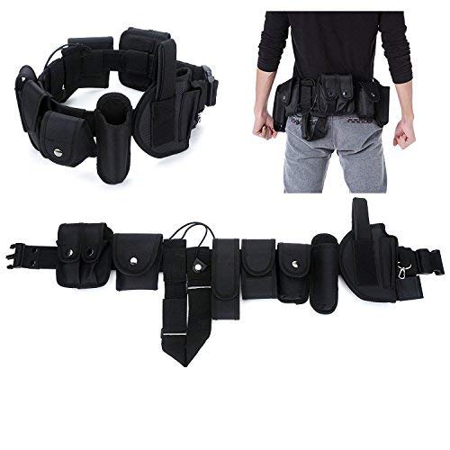 Utility Police Gear Tactical Belt, Black, 2"/ 35-50"