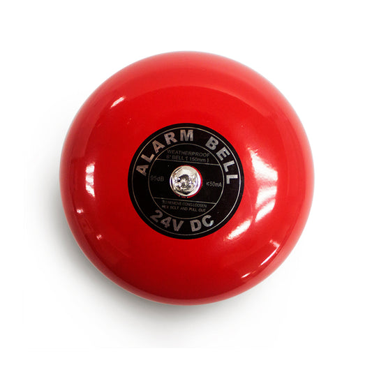 Fire Alarm Bell, 6 inch 24 volt