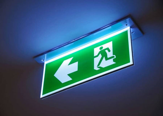 Emergency Light LED Exit Sign - Green