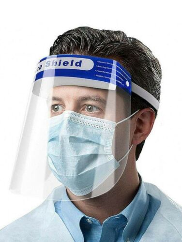 Safety Full Face Shield Reusable Washable Protection Cover Face Mask Anti-Splash