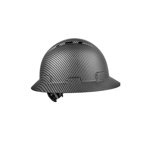 Carbon Fiber Hard Hat - Black