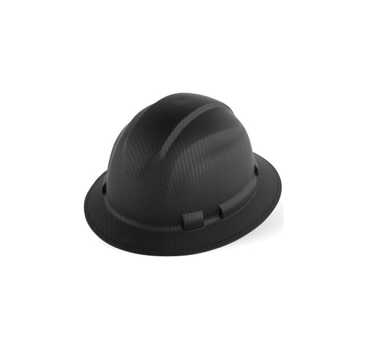 Carbon Fiber Hard Hat - Black Mate